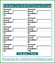View sample of Unsecured Loan Calculator View sample of Unsecured Loan Calculator